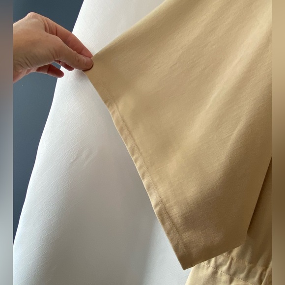 MarlaWynne Women's Almond Shirt Jacket 2X 3/4 Kimono Sleeve Minimalist Neutral - Picture 6 of 16